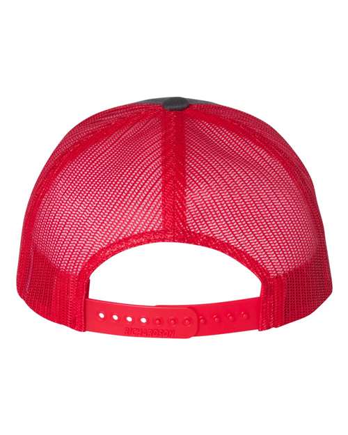 WTF Patch Low Profile Trucker Hat - Black/Red