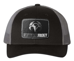 WTF Patch Low Profile Trucker Hat - Black/Charcoal
